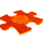 Muffik podlaha - mini Lúka mäkká oranžová