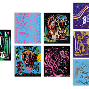 Janod – Vyškrabovacie obrázky – Kone a Jednorožec