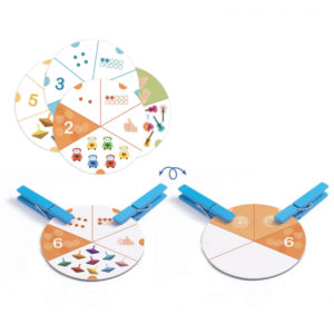 Numerix - Počítanie do 10 pomocou štipcov