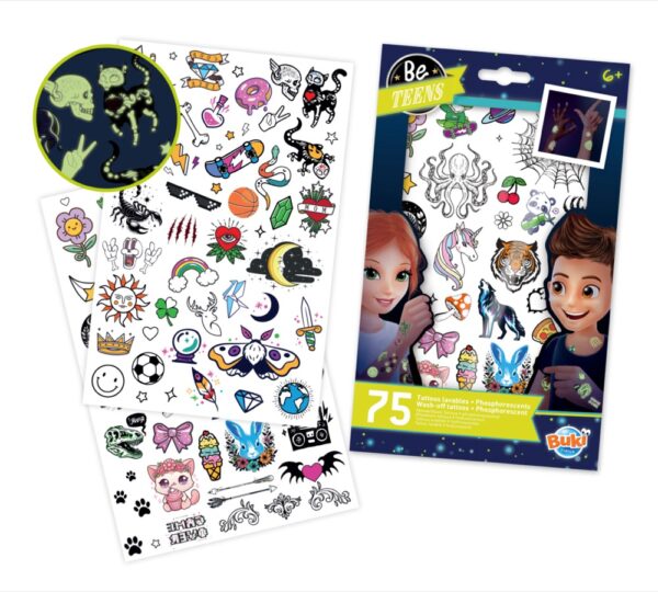 Beteens dočasné tetovanie - fosforeskujúce