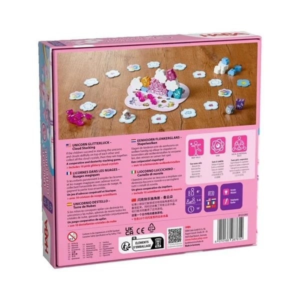 Spoločenská hra pre deti magický jednorožec palác a drahokamy od 4 rokov