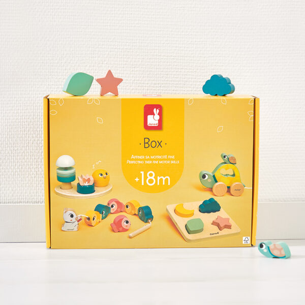 Box zdokonaľovanie jemnej motoriky u detí od 18 mesiacov