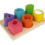 Janod Sensory I Wood vkladačka Tvary a zvuky