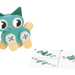 Bricokids drevená stavebnica zvieratká 53 ks