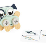 Bricokids drevená stavebnica zvieratká 53 ks