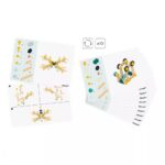 Bricokids drevená stavebnica s predlohami a náradím 100 ks