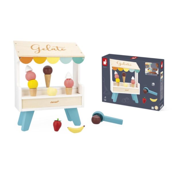 Drevený stojan s magnetickou zmrzlinou