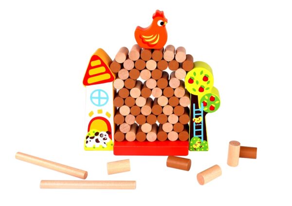 Tooky Toy Jenga Sliepka v kuríne