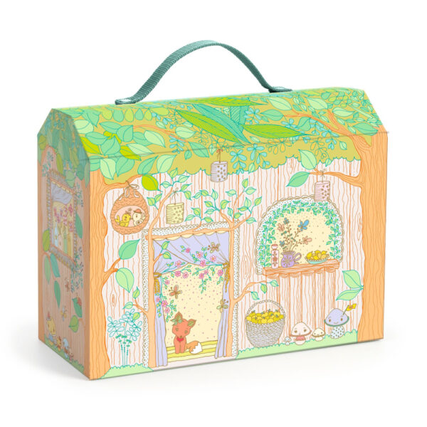 Tinyly figúrky Sylvia a líška Fox v lesnom domčeku