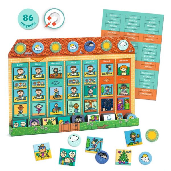 Môj týždeň: edukačná hra plánovania týždenných aktivít