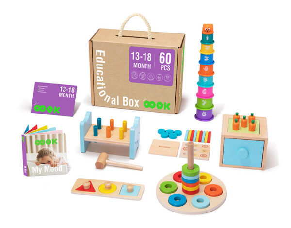 Edukačný box Midi 6 ks 13–18 mesiacov