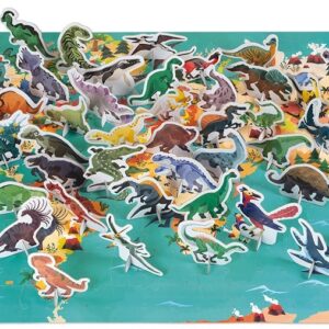 Vzdelávacie puzzle dinosaury 200 ks