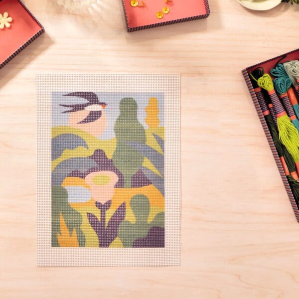 Vyšívanie na plátne Ateliér 65