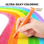 Jemné voskovky Umývateľné Glitter 24 ks