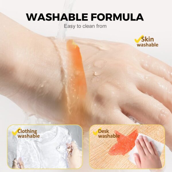 Jemné voskovky Umývateľné Glitter 24 ks