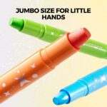 Jemné voskovky Umývateľné Glitter 24 ks