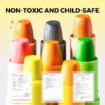 Jemné voskovky Umývateľné Glitter 24 ks