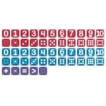 Magnetická stavebnica microMAGS Learn Numbers 56 dielov