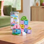 Magnetická stavebnica microMAGS Spring Garden Travel Set 24 dielov