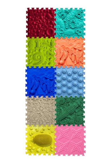 OrtoNature Masážne ortopedické podložky set 10 ks - mix II